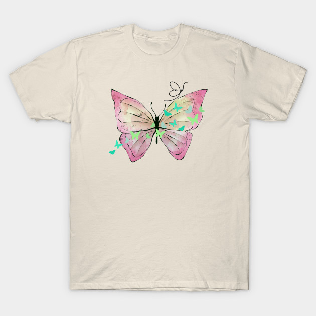 A Beauty butterfly ( Print on front and back) by  Suchalee